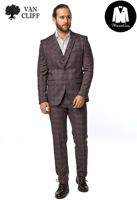 Костюм-тройка Нэйлс клетка